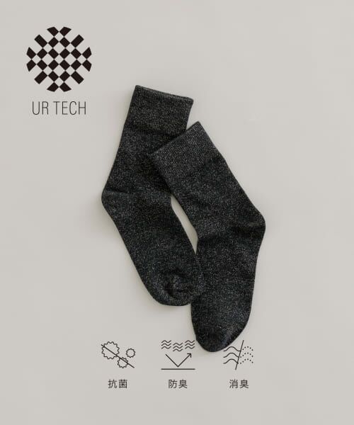＊＊URBAN RESEARCH / アーバンリサーチ ソックス | 『UR TECH』ラメソックス（D.NVY）