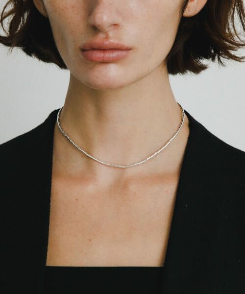 ＊＊URBAN RESEARCH / アーバンリサーチ ネックレス・ペンダント・チョーカー | decor『デコール』　Hematite minibar Choker（SILVER）