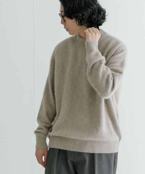 ＊＊URBAN RESEARCH / アーバンリサーチ ニット・セーター | new basic FOX/CASHMEREクルーネックニット（GREGE）