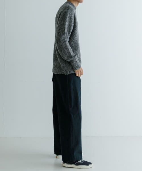 セール】 new basic MOULINE SHAGGY KNIT （ニット・セーター