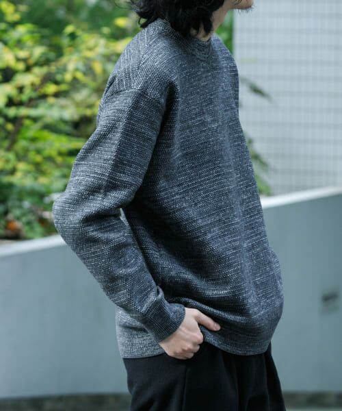 macherie新品☆UNITED ARROWS ニット ショートスリーブ ボーダー モックネックニット UA COZY