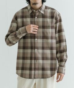 『UR TECH』『蓄熱』起毛レギュラーシャツ