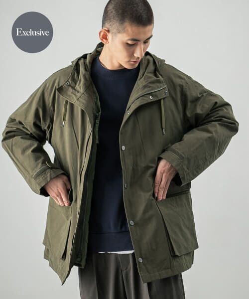 ＊＊URBAN RESEARCH / アーバンリサーチ その他アウター | 『別注』TAION×URBAN RESEARCH　 3WAY HOODED JACKET（OLIVE）