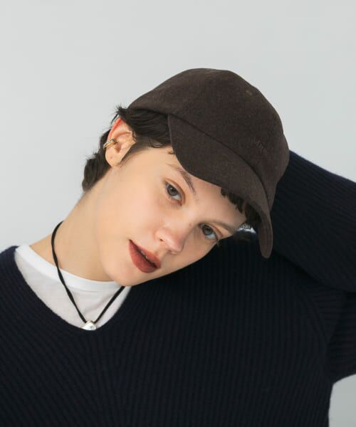 ＊＊URBAN RESEARCH / アーバンリサーチ キャップ | メルトンロゴキャップ（BROWN）