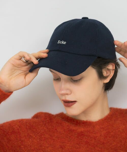 ＊＊URBAN RESEARCH / アーバンリサーチ キャップ | メルトンロゴキャップ（NAVY）