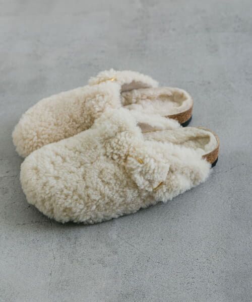 ＊＊URBAN RESEARCH / アーバンリサーチ サンダル | BIRKENSTOCK　BOSTON BIG BUCKLE TEDDY（EGGSHELL）