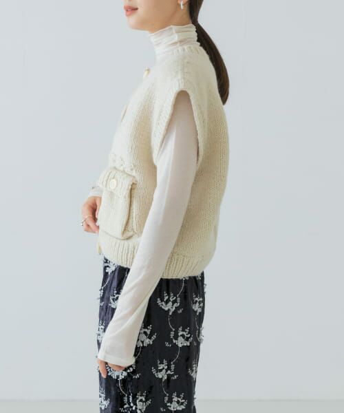 セール】 『別注』crinkle crinkle crinkle×UR NEPAL KNIT VEST