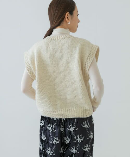 セール】 『別注』crinkle crinkle crinkle×UR NEPAL KNIT VEST