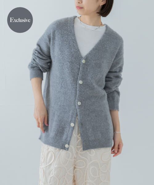 ＊＊URBAN RESEARCH / アーバンリサーチ カーディガン・ボレロ | 『別注』ROUTINE×URBAN RESEARCH　起毛カーディガン（L GRAY）