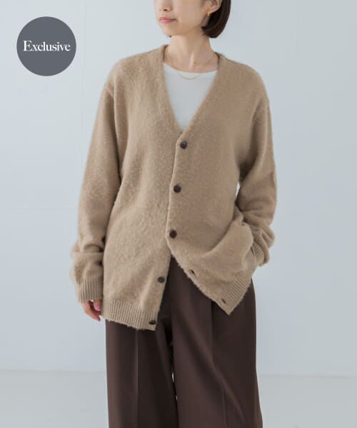 ＊＊URBAN RESEARCH / アーバンリサーチ カーディガン・ボレロ | 『別注』ROUTINE×URBAN RESEARCH　起毛カーディガン（BEIGE）
