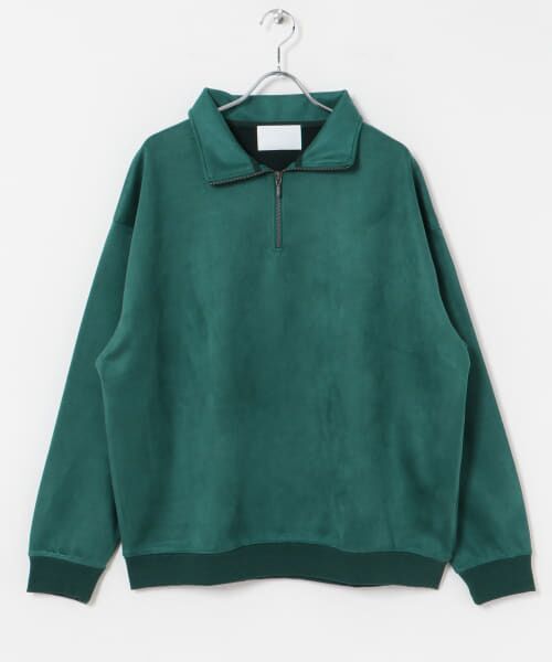 セール】 URBAN RESEARCH iD フェイクスエードハーフZIPプル