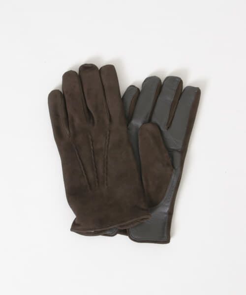 ＊＊URBAN RESEARCH / アーバンリサーチ 手袋 | GLOVES　MENS TOUCH SUEDE（BROWN）