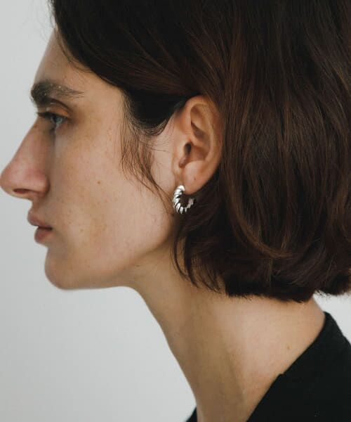 ＊＊URBAN RESEARCH / アーバンリサーチ ピアス・イヤリング | decor『デコール』　Knit Pierce（Silver）