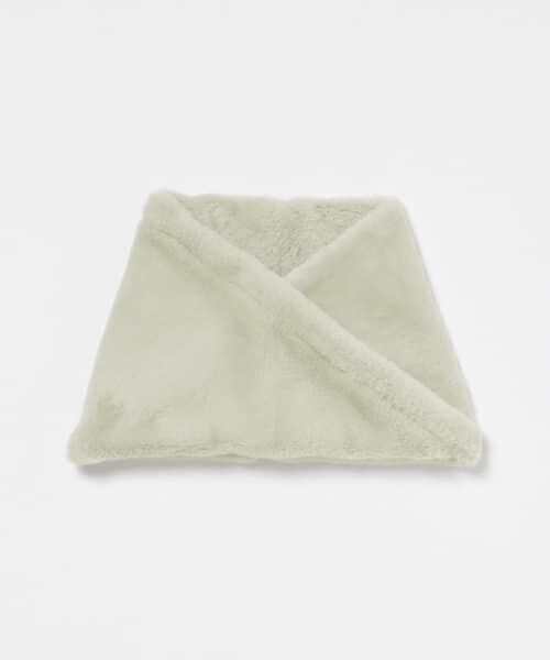 ＊＊URBAN RESEARCH / アーバンリサーチ ネックウォーマー・イヤーマフ | フェイクファースヌード（IVORY）