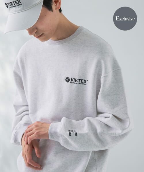 ＊＊URBAN RESEARCH / アーバンリサーチ スウェット | 『別注』VIBTEX×URBAN RESEARCH　CREWNECK SWEAT（ASH）
