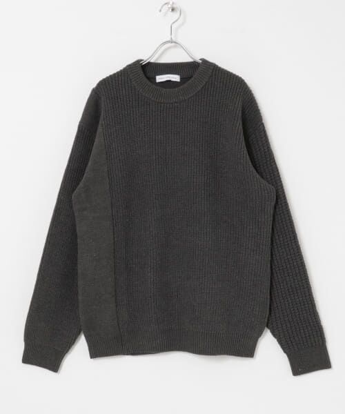 ＊＊URBAN RESEARCH / アーバンリサーチ ニット・セーター | クレイジーパターンニット（CHARCOAL）