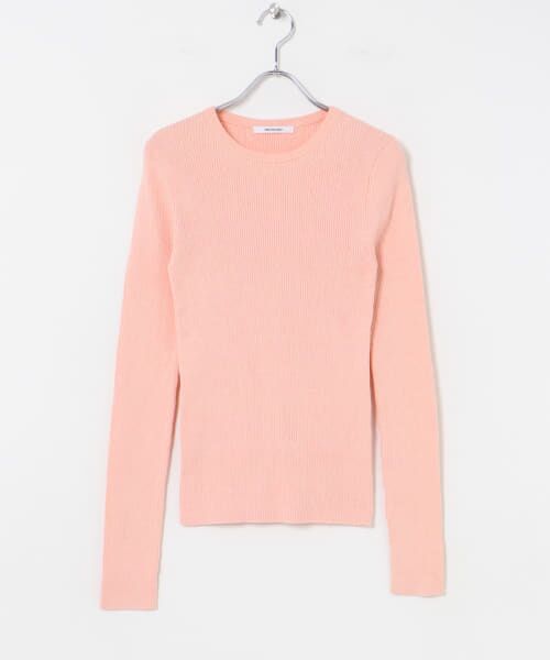 セール】 『UR TECH』メランジコットンクルーネックニット