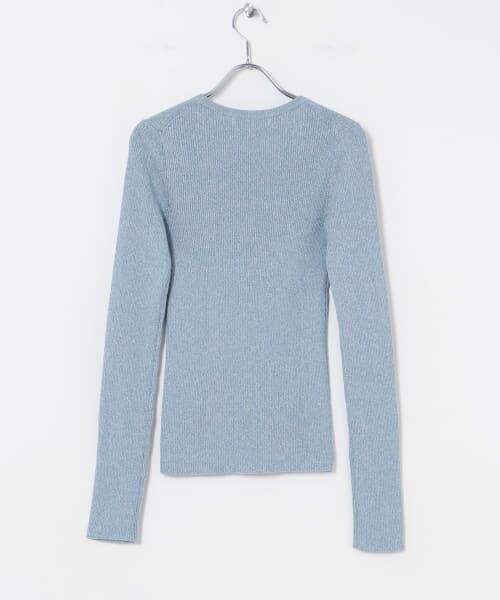 セール】 『UR TECH』メランジコットンクルーネックニット