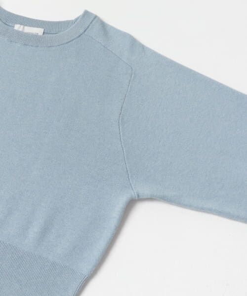 セール】 new basic カシミヤコットンクルーネックニット セール】 new basic カシミヤコットンクルーネックニット