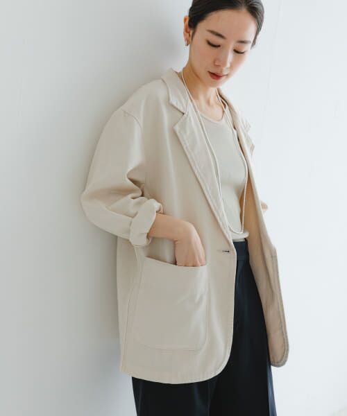 ＊＊URBAN RESEARCH / アーバンリサーチ Gジャン・デニムジャケット | テーラードデニムジャケット（IVORY）