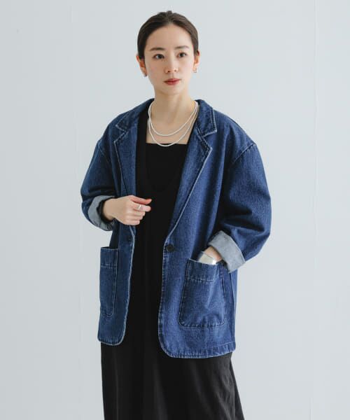 ＊＊URBAN RESEARCH / アーバンリサーチ Gジャン・デニムジャケット | テーラードデニムジャケット（BLUE）