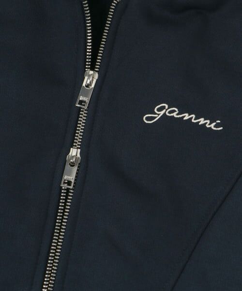 セール】 GANNI Heavy Fleece Zip Hoodie （パーカー