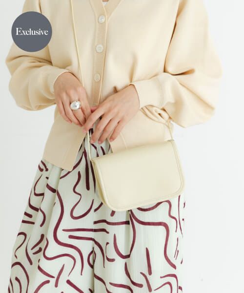 ＊＊URBAN RESEARCH / アーバンリサーチ ショルダーバッグ | 『別注』ITTI×URBAN RESEARCH　MICHELLE ERRAND POUCH（ivory）