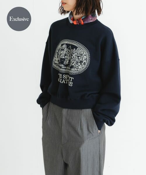 ＊＊URBAN RESEARCH / アーバンリサーチ スウェット | 『別注』WAVEUNION×URBAN RESEARCH　sweat shirts（navy）