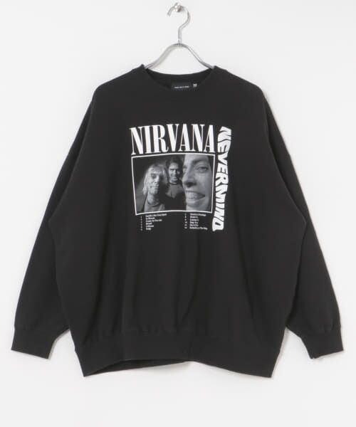 ＊＊URBAN RESEARCH / アーバンリサーチ スウェット | GOOD ROCK SPEED　NIRVANA SWEAT（BLACK）
