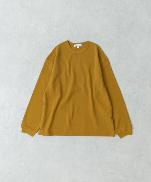 ＊＊URBAN RESEARCH / アーバンリサーチ Tシャツ | 『UR TECH』度詰めワッフルロングスリーブ（HAZEL BRN）