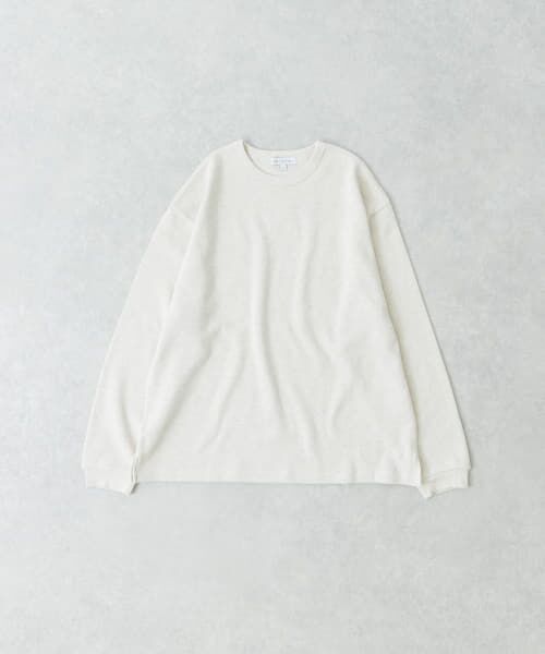 ＊＊URBAN RESEARCH / アーバンリサーチ Tシャツ | 『UR TECH』度詰めワッフルロングスリーブ（OATMEAL）