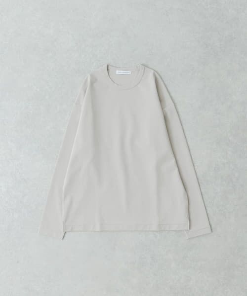 ＊＊URBAN RESEARCH / アーバンリサーチ Tシャツ | コットンナイロンスムージーロングスリーブ（TAUPE）