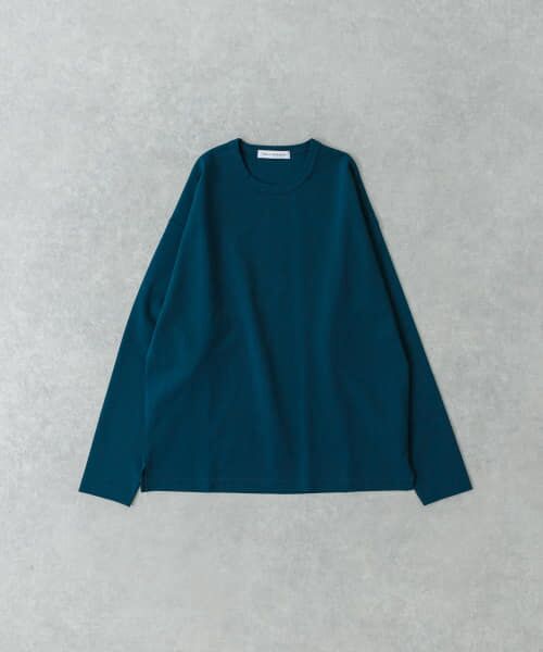 ＊＊URBAN RESEARCH / アーバンリサーチ Tシャツ | コットンナイロンスムージーロングスリーブ（GREEN）