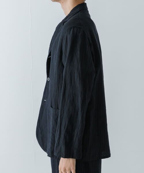 A h a plantationサマージャケット　羽織物 SASSAFRAS Cultivator Jacket Wool Like Tropical Black | kado