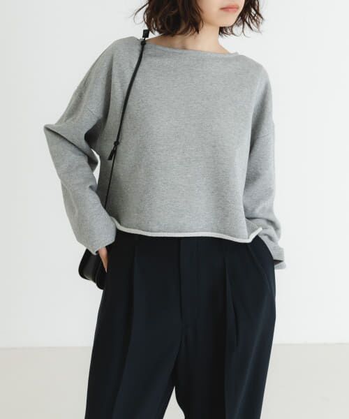 セール】 『MADE IN JAPAN』ショート丈カットオフスウェット