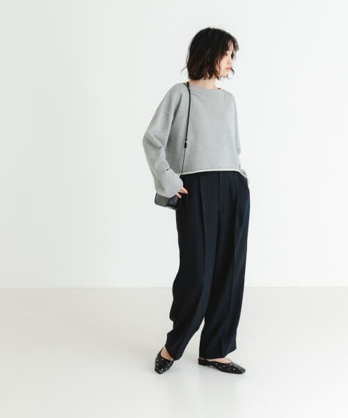 セール】 『MADE IN JAPAN』ショート丈カットオフスウェット