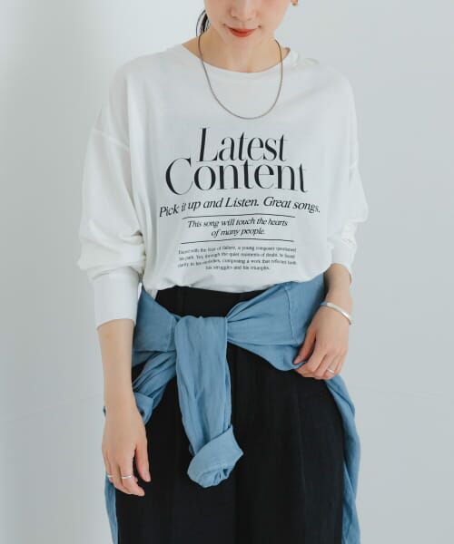 ＊＊URBAN RESEARCH / アーバンリサーチ Tシャツ | グラフィックロングスリーブカットソー（OFF-1）