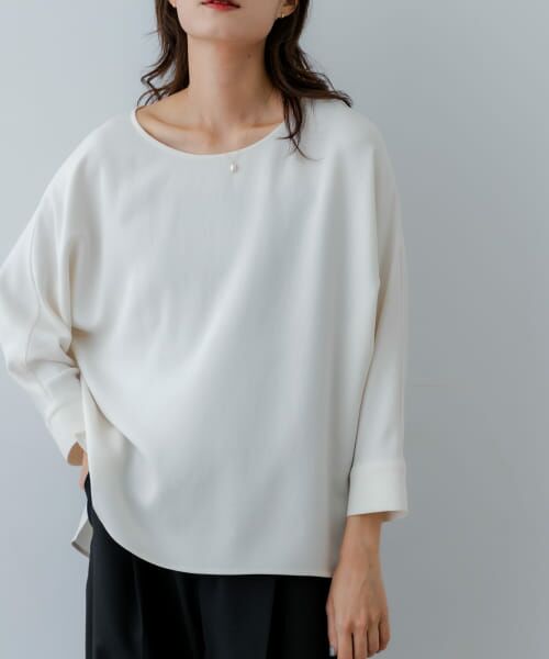 ＊＊URBAN RESEARCH / アーバンリサーチ シャツ・ブラウス | ジョーゼットドルマンブラウス（IVORY）