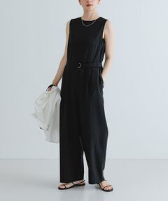『2サイズ展開』ベルト付きオールインワン