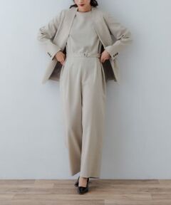 『2サイズ展開』ベルト付きオールインワン