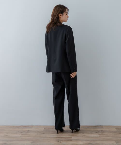 セール】 『2サイズ展開』ノーカラージャケット （ノーカラー