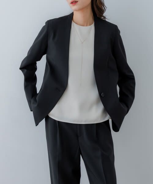 【美品】URBAN RESEARCH ノーカラーレザージャケット URBAN RESEARCH ジャケット ノーカラージャケット 「2サイズ展開