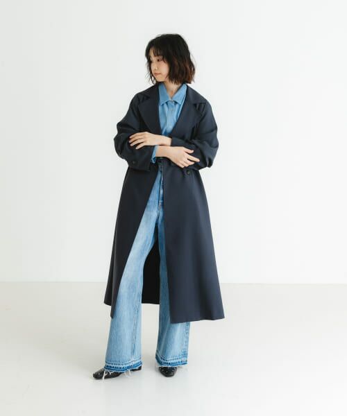 【極美品】D'URBAN トレンチコート ウール 日本製 楽天市場】D'URBAN【ダーバン】定価82,500円（税込）フーデッド