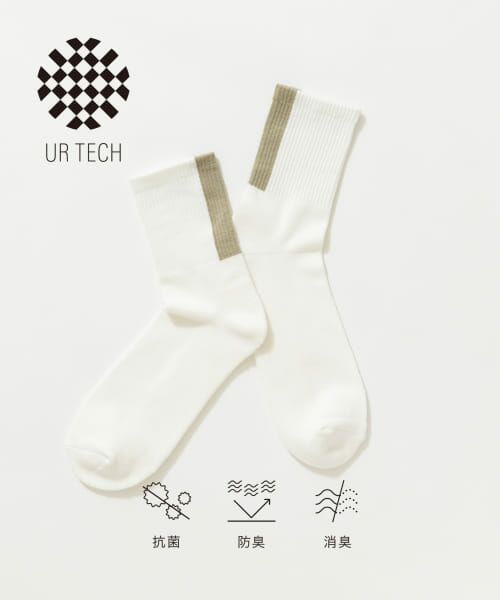 ＊＊URBAN RESEARCH / アーバンリサーチ ソックス | 『UR TECH』バックラインソックス（OFF×L.KHK）