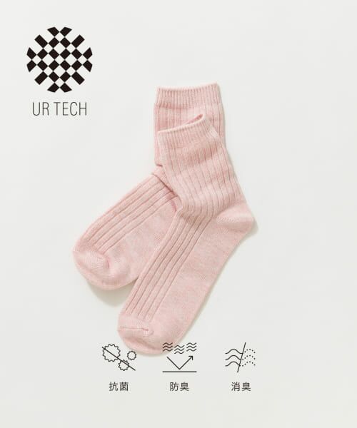 ＊＊URBAN RESEARCH / アーバンリサーチ ソックス | 『UR TECH』カラーMIXショートソックス（PINK）