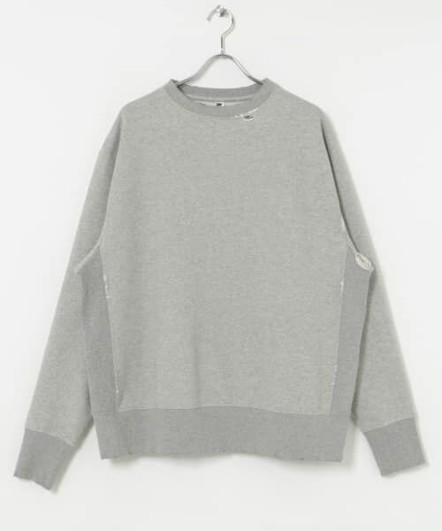 ＊＊URBAN RESEARCH / アーバンリサーチ スウェット | FORNIGNER　Made in USA Crashed Crew（GREY）