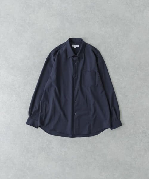 ＊＊URBAN RESEARCH / アーバンリサーチ シャツ・ブラウス | 『セットアップ対応』『マシンウォッシャブル』ST WASHABLE WOOL SHIRTS（INK NAVY）