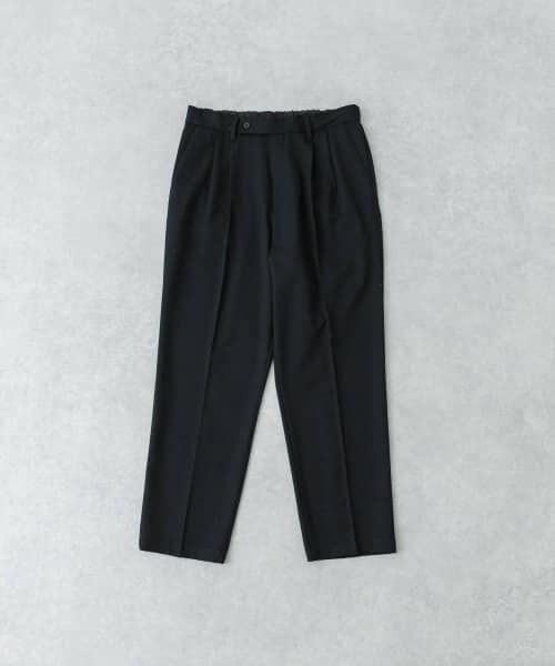 セール】 new basic ウールツイルテーパードスラックス （その他