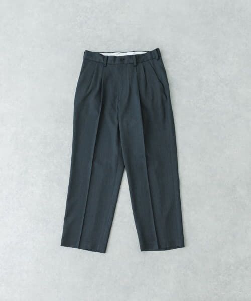 SIMPLE PROJECT ウール混ワイドスラックス　Sサイズ　ブラック SIMPLE PROJECT ウール混ワイドスラックス Sサイズ ブラック