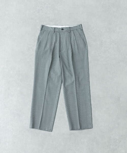 ＊＊URBAN RESEARCH / アーバンリサーチ その他パンツ | new basic ウールツイルワイドスラックス（CHECK）